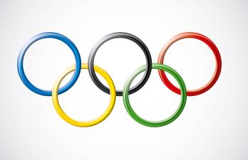 les cinq anneaux olympiques