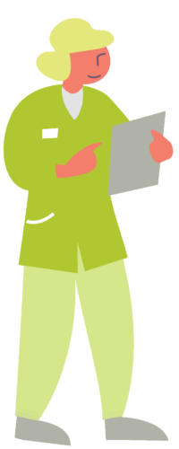 Illustration d'une professionnel de la santé