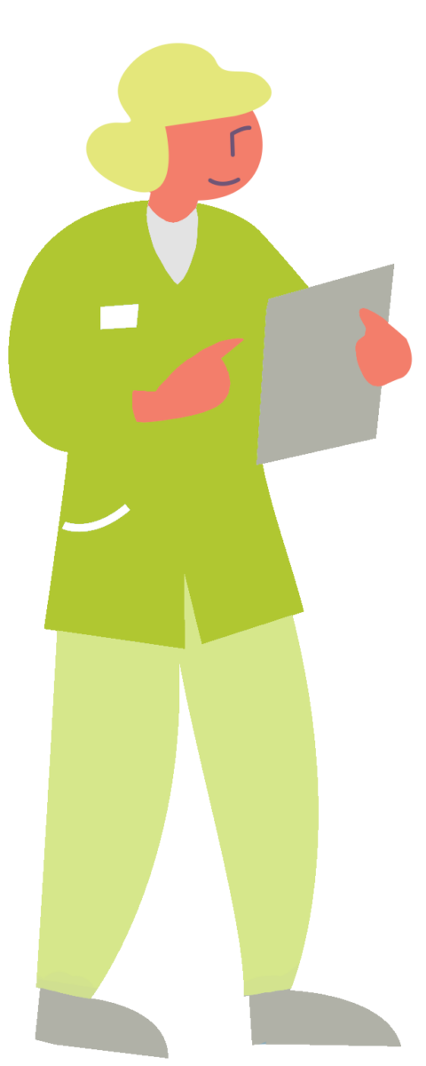 Illustration d'une professionnel de la santé